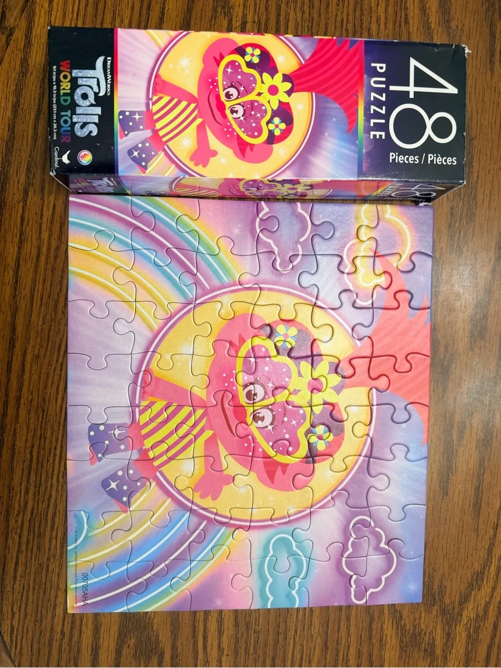 Bundle of 3 Puzzle for kids Trolls 48pc- Ryan’s World-Peppa Pig 24pc